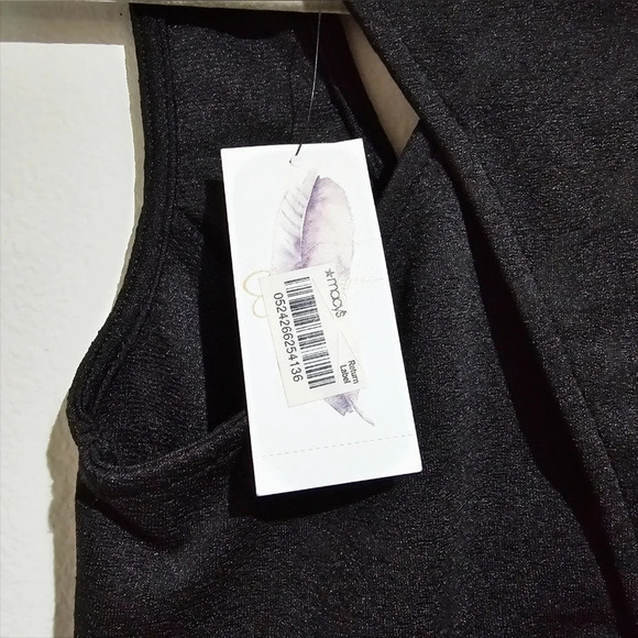 ✨️4/$20. JESSICA SIMPSON Black Sleeveless Peplum Top, XS - Picture 5 of 11